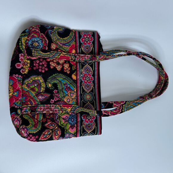 Vera Bradley Symphony In Hue Shoulder Bag, Cosmetics bag,Zipper Closure Like New - Picture 2 of 5